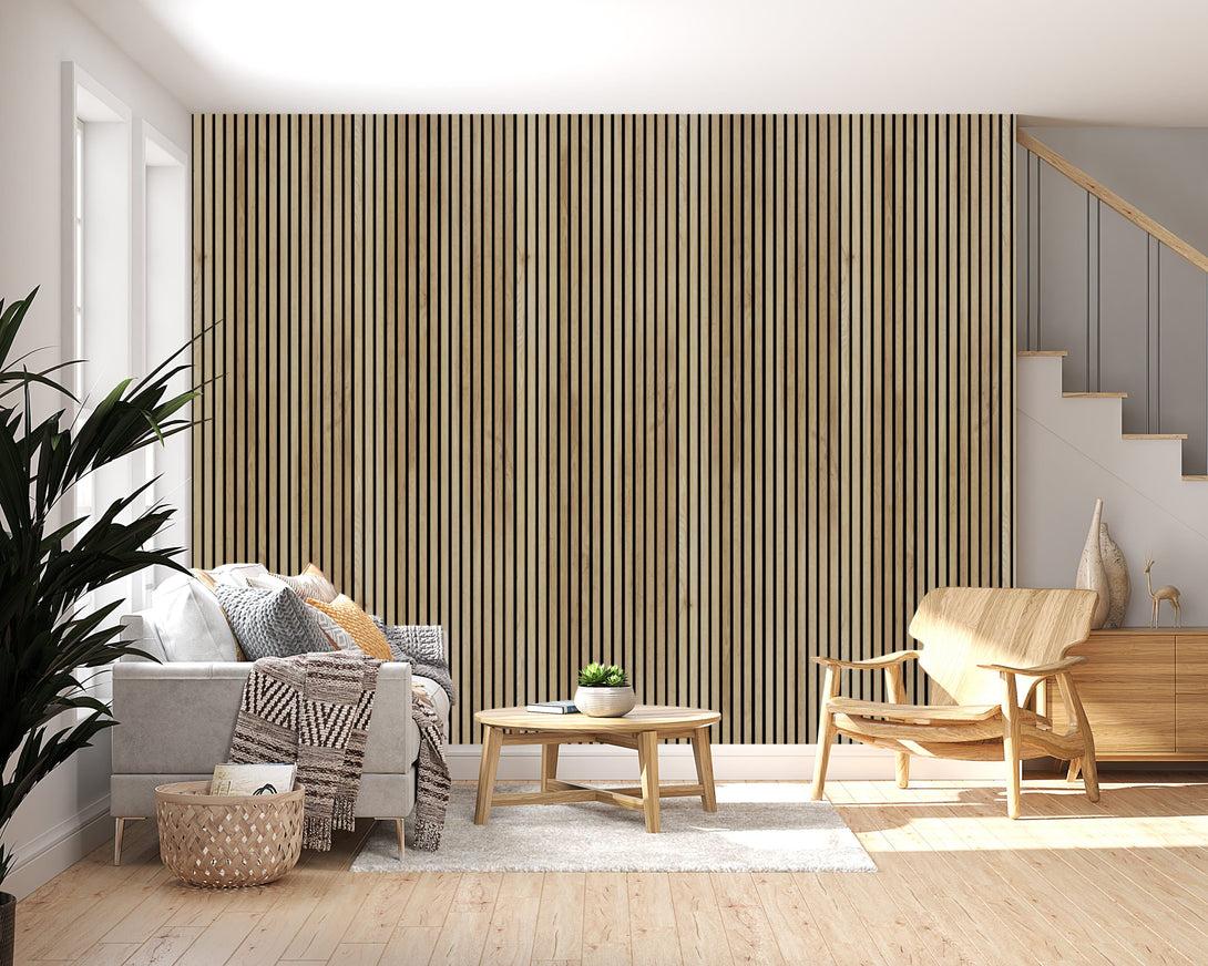 Acoustic slat wall panels for UK trade projects